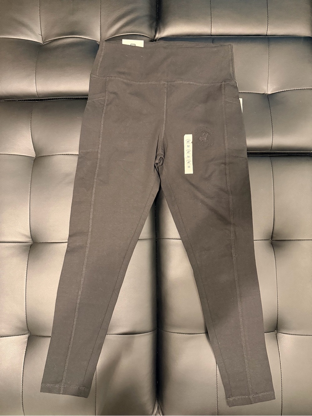 Beverly Hills Polo Club Black High-Rise Leggings